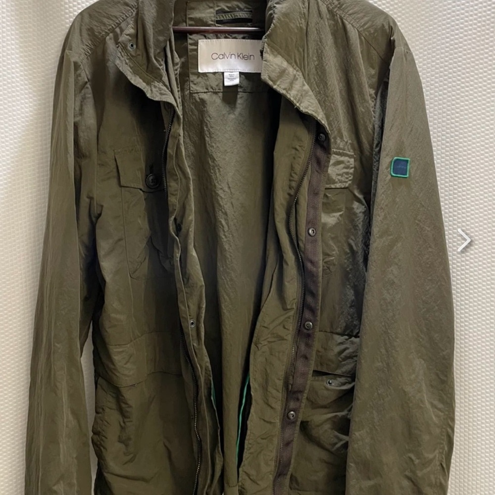 Calvin Klein Men's Khaki Field Jacket
